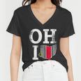Vintage State Of Ohio V2 Women V-Neck T-Shirt