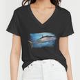 Yellowfin Tuna Swimming Women V-Neck T-Shirt