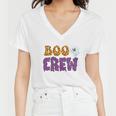 Halloween Gift Boo Crew Cute Boo Women V-Neck T-Shirt