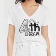 Hello 4Th Grade Teacher Boys And Team Fourth Grade Girls V2 Women V-Neck T-Shirt