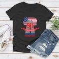 911 We Will Never Forget September 11Th Patriot Day Women V-Neck T-Shirt