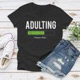 Adult 18Th Birthday Adulting For 18 Years Old Girls Boys Women V-Neck T-Shirt