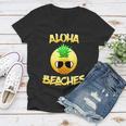 Aloha Beaches Tshirt Women V-Neck T-Shirt