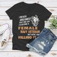 Become A Female Navy Vet Women V-Neck T-Shirt