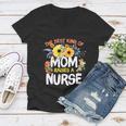 Best Kind Of Mom Raises A Nurse Mothers Day Flowers Rn Gifts V8 Women V-Neck T-Shirt Best Kind Of Mom Raises A Nurse Mothers Day Flowers Rn Gifts V8 Women V-Neck T-Shirt