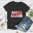 Cancel Culture Canceled Stamp Tshirt Women V-Neck T-Shirt