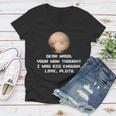 Dear Nasa Your Mom Though I Was Big Enough Love Pluto Tshirt Women V-Neck T-Shirt