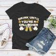 Drink Until Youre A Gallagher Funny St Patricks Day Drinking Tshirt Women V-Neck T-Shirt