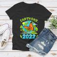 Earth Day 52Nd Anniversary 2022 Butterfly Environmental Women V-Neck T-Shirt