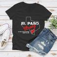 El Paso Strong Texas Shooting Tshirt Women V-Neck T-Shirt