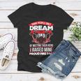 Firefighter Proud Fire Dad Firefighter Dad Of A Fireman Father _ V2 Women V-Neck T-Shirt
