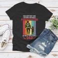 Firefighter Retro Vintage Father And Son Firefighter Dad Fathers Day V2 Women V-Neck T-Shirt
