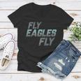 Fly Eagles Fly Fan Logo Tshirt Women V-Neck T-Shirt