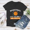 Funny Basketball Quote Funny Sports Funny Basketball Lover Women V-Neck T-Shirt