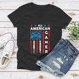 Gamer Patriotic Video Game 4Th Of July Usa Flag Women V-Neck T-Shirt