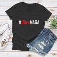 Hashtag Ultra Maga Usa United States Of America Women V-Neck T-Shirt