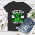 How To Speak Irish Tshirt Women V-Neck T-Shirt