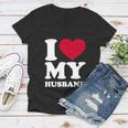 I Love My Husband Tshirt Tshirt Women V-Neck T-Shirt