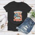 I Paused My Game To Celebrate Funny 4Th Of July Gamer Women V-Neck T-Shirt