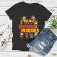 I Teach Superheroes Women V-Neck T-Shirt