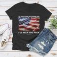 If This Flag Offends You Ill Help You Pack Tshirt Women V-Neck T-Shirt