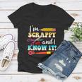 Im Scrappy And I Know It Scrapbook Scrapbook Gift Women V-Neck T-Shirt