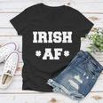 Irish Af St Patricks Day Clover Tshirt Women V-Neck T-Shirt