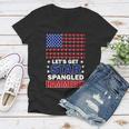 Lets Get Star Spangled Hammered Tshirt Women V-Neck T-Shirt