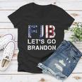 Lets Go Brandon Essential Fjb Tshirt Women V-Neck T-Shirt