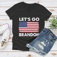 Lets Go Brandon Lets Go Brandon Flag Tshirt Women V-Neck T-Shirt