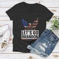 Lets Go Brandon Lets Go Brandon Lets Go Brandon Lets Go Brandon Tshirt Women V-Neck T-Shirt