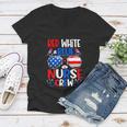 Nurse Crew Sunglasses For 4Th Of July Women V-Neck T-Shirt