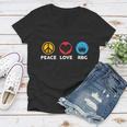 Peace Love Rbg Ruth Bader Ginsburg Tribute Tshirt Women V-Neck T-Shirt