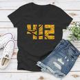 Pittsburgh 412 Map V2 Women V-Neck T-Shirt