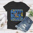 Pretty Black And Educated Sigma Gamma Rho Hand Sign Women V-Neck T-Shirt