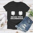 Shake Your Shamrocks St Patricks Day Clover Women V-Neck T-Shirt