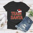 Team Santa Logo Tshirt Women V-Neck T-Shirt