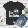 The Doodfather Doodle Dad Women V-Neck T-Shirt