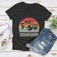 Vintage Retro Classic Square Body Squarebody Truck Tshirt Women V-Neck T-Shirt