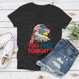 You Free Tonight Bald Eagle Mullet Usa Flag 4Th Of July Gift Women V-Neck T-Shirt