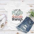 All The Plaid And Pumpkin And Things Fall Women V-Neck T-Shirt