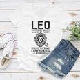Lion Graphic Art July August Birthday Gifts Leo Zodiac Sign Women V-Neck T-Shirt