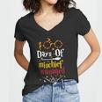 100 Days Of Mischief Managed 100Th Day Of School Women V-Neck T-Shirt