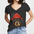 Firefighter Rottweiler Firefighter Rottweiler Dog Lover Women V-Neck T-Shirt