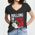 50Th Birthday Gift Vintage V10 Women V-Neck T-Shirt