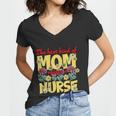 Best Kind Of Mom Raises A Nurse Mothers Day Flowers Rn Gifts Women V-Neck T-Shirt Best Kind Of Mom Raises A Nurse Mothers Day Flowers Rn Gifts Women V-Neck T-Shirt