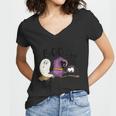 Boo Tiful Funny Halloween Quote V4 Women V-Neck T-Shirt