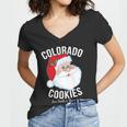 Colorado Cookies Are Santas Favorite Tshirt Women V-Neck T-Shirt