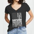 Defund Politicians Usa Flag Tshirt Women V-Neck T-Shirt