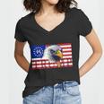 Donald Trump Eagle Betsy Ross Flag Tshirt Women V-Neck T-Shirt